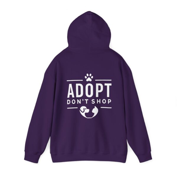 Adopt Don't Shop Hooded Sweatshirt by Pawrpose - Image 24