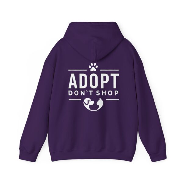 Adopt Don't Shop Hooded Sweatshirt by Pawrpose - Image 23