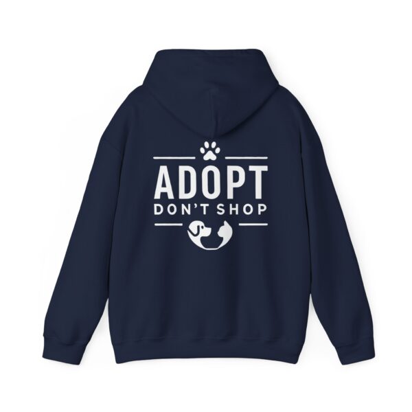 Adopt Don't Shop Hooded Sweatshirt by Pawrpose - Image 20